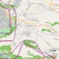 post offices in Palestine: area map for (26) Beit Liqya